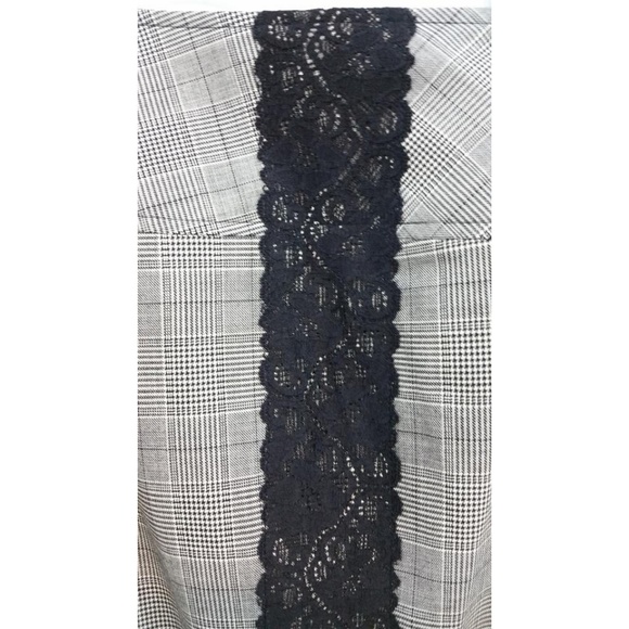 CARA LOTTI BLACK LACE TRIM DRESS PANTS - Picture 6 of 7